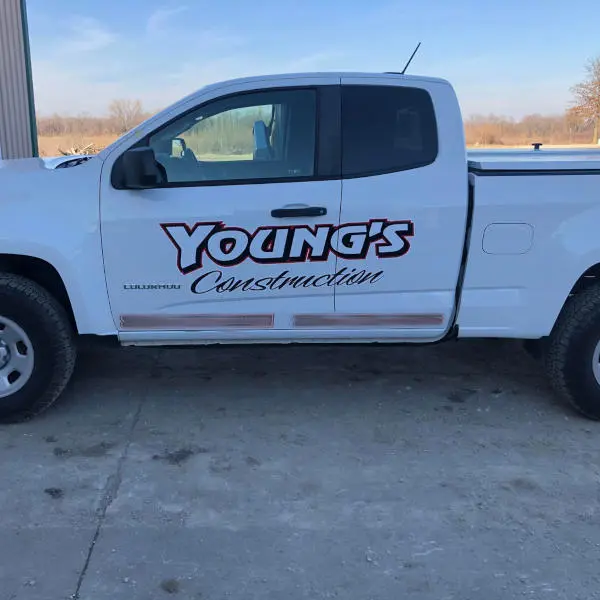 Youngs Construction Custom Door Logo