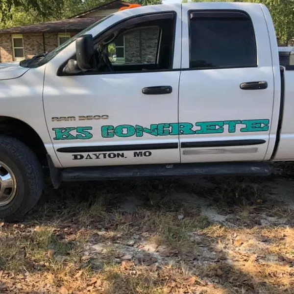 K5 Concrete Custom Door Logo