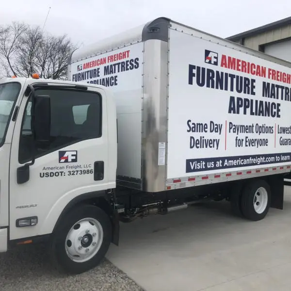 American Freight Custom Vehicle Lettering