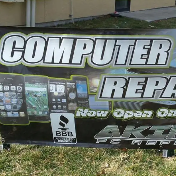 Akins PC Repair Custom Signs