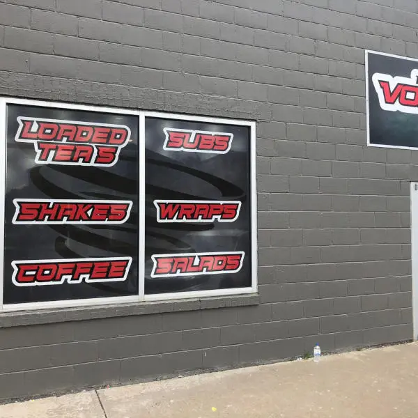 The Vortex Custom Perforated Window Vinyl